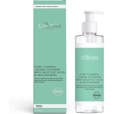 skinChemists Anti-aging poriënreinigende crème met salicylzuur en niacinamide 200 ml