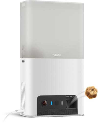 Petcube - Voerautomaat voor Hond & Kat - Treat Dispenser - 1080p Full HD Camera met Nachtvisie - WiFi & App - IP Camera