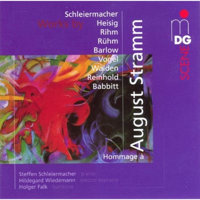 Steffen Schleiermacher, Hildegard Wiedemann, Holger Falk - Hommage À August Stramm (CD)