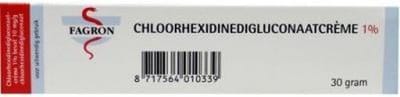Chloorhexidine 1% Creme Digluconate - 30G Fagron desinfectiemiddel