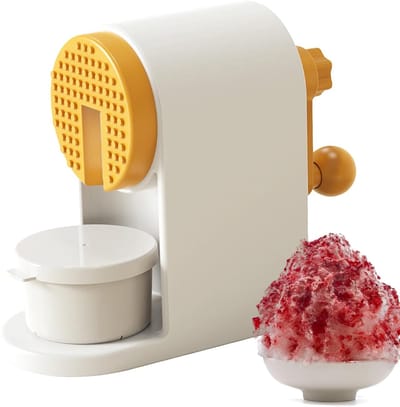 IJsschaafmachine Handmatig - Sneeuwkegel Maker - Verfrissende Drankjes Maken - Roestvrij Staal Cutter - 27.5 x 11.1 x 20.9 cm