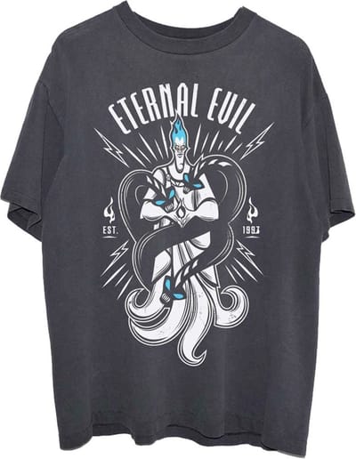 Disney Hercules - Hades Eternal Evil Unisex T-shirt - S - Zwart