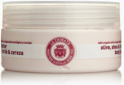 LaChinata bio Body Butter Olijf, Shea en Kers, lichaam creme 250ml