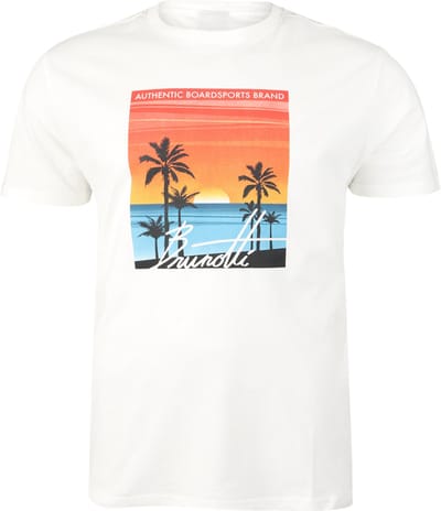 Brunotti Leeway Heren T-shirt | Sneeuw - L