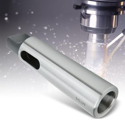 Taper Verloopadapter Boorhuls Zilver Hoge Hardheid Slijtvastheid MT5 naar MT4