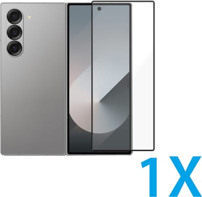 1x Full Cover Screenprotector Geschikt voor: Samsung Galaxy Fold 6 - Screen protector - volledige glas - bescherming - beschermglas - ZT Accessoires