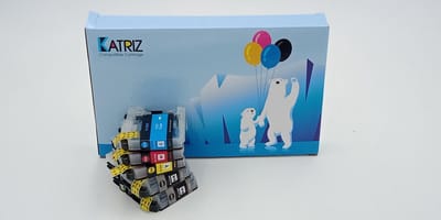 KATRIZ huismerk inkt voor Brother 2x LC123XL Zart + LC123XL C+ LC123XL M+ LC123XL Geel | J 132  / J 4110  / J 552  / J 752  / J152  / J172  / J 4410  / J 4510  / J 4610  / J 4710  / J470/ J6520  / J6720  / J6920  / J870 | (5stuks) |- Met chip