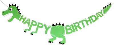 Dino Versiering Dinosaurus Slingers Happy Birthday Slinger Kinderfeestje Verjaardag Versiering Verjaardag Decoratie
