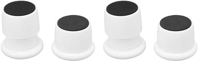 Dailygoods- Meubelverhoger Verstelbaar - Meubelverhogers 4 Stuks - Antislip Bedverhogers - Duurzaam ABS - Hoogte 3/5/10 cm - Veiligheidswaarschuwing - Meubelpoot