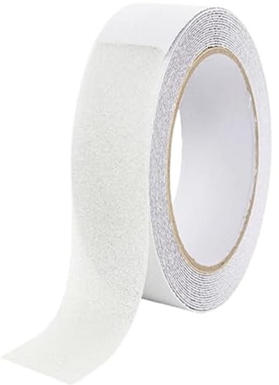 Antislip trap strip - Klustape - Waterproof - PVC - Anti Slip Strip Tape Zelfklevend - Binnen en Buiten - Voor Trap, Vloer, Drempel - Binnen en Buiten - Transparant - 5cm x 5m - Transparant