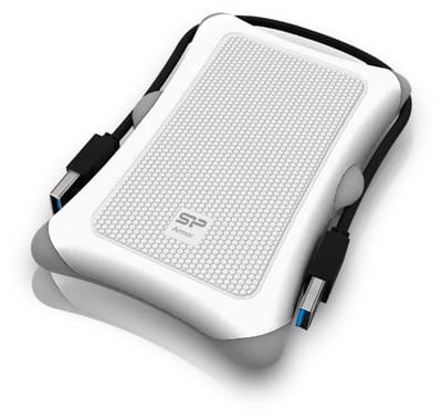 Silicon Power Armor A30 Wit - 2TB - External Hard drive - Wit