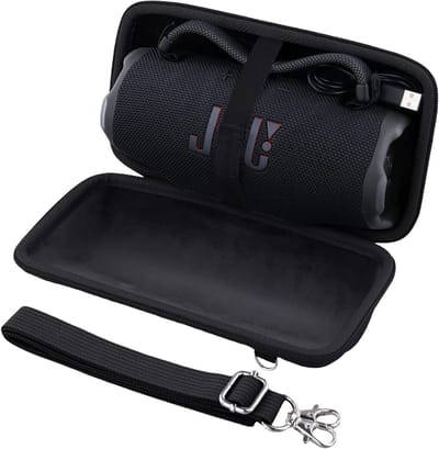 Draagbare Speaker Tas - Speaker Beschermhoes - Muziek Luisteren Buiten - Waterbestendig EVA Materiaal - Specifiek Model - Zwart