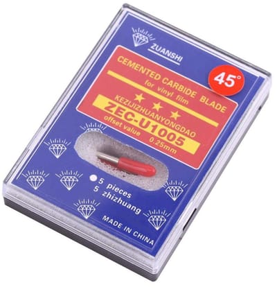 Dailygoods- Schneidmesser Set van 10 - Snijklingen - Klingenhouder - Accessoires - Voor 30/45/60 graden - Geschikt voor plotters - Snijmes