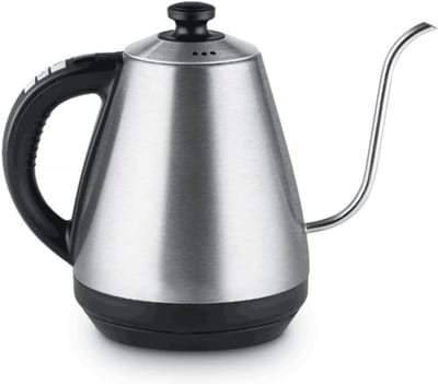 Waterkoker Temperatuurregeling - Thee Waterkoker Koffie - Brouwen Thee - Roestvrij staal - 1 Liter - Zilver