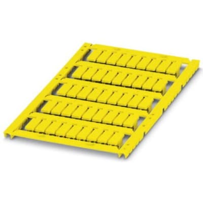 Phoenix Contact 0828573 UCT-WMS 4,7 (12X5,5) YE Kabelmarkering Montagemethode: Rijgen Markeringsvlak: 12 x 5.50 mm Geel Aantal markeringen: 270 6 stuk(s)