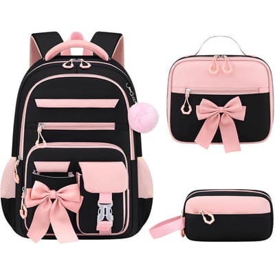 3 stuks/set basisschool rugzakset schattige schooltassen voor meisjes kawaii boekentas broodtrommel etui set studentenrugzak