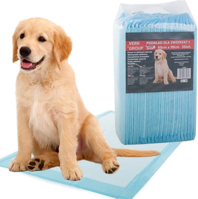 Hondentoilet - Trainingspad - Zindelijk Maken - 60x90 cm - Blauw - 20 Stuks