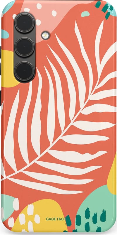 Casetastic Hoesje Geschikt voor Samsung S24 - Stijlvolle Beschermende Duo-layer Case - Zomeravond