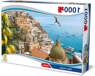 Puzzel Italië Positano - Legpuzzel 1000 stukjes - Ontspanning thuis - Dik stevig karton - 70 x 50 cm - Veelkleurig