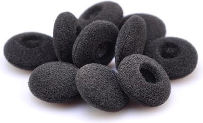 Scoby - Oorkussentjes voor Oordopjes - 10 Stuks - Zachte Covers voor Koptelefoon/Oordopjes - Zwart