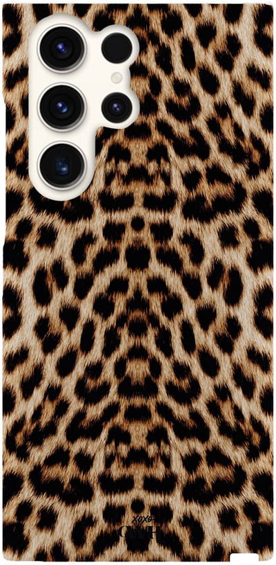 xoxo Wildhearts Wild Thing - Single Layer hoesje geschikt voor Samsung Galaxy S23 Ultra - Siliconen hoesje met print - Backcover hardcase - Hard cover - Luipaard print - Tijger print - Dierenprint - Tijgerprint