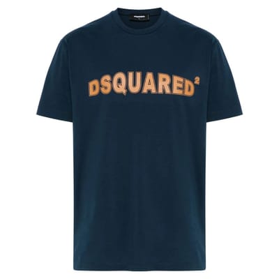 DSquared2 Heren Logo Cool Fit T-shirt (Blauwe Marine)