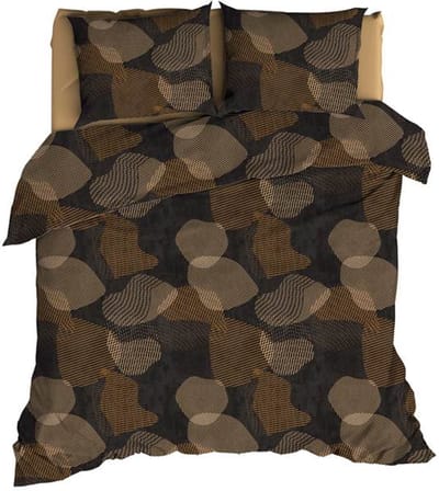 Satin d'Or Bionic Dekbedovertrek - Tweepersoons - 200x200/220 cm - Antra Brons