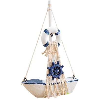 Mediterrane Stijl Zeilboot Decoratie Decoratie Entree Tafelblad Boekenplank Ornamenten Oceaanstijl Thema Bruiloft Podium Props