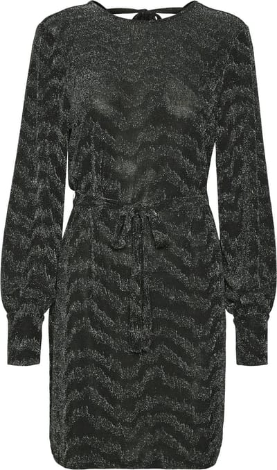 VERO MODA - VMLUCY LS GLITTER BOW DRESS JRS - Dames - Mini jurken