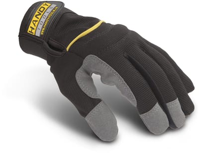 Werkhandschoenen M met Klittenband – Siliconen Grip – Comfort & Bescherming - Heren en Dames - 1 Paar [10268M]