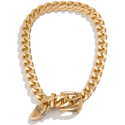 Overdreven metalen riem choker ketting voor vrouwen punk dikke dikke sleutelbeenkettingen nek sieraden cadeau goud