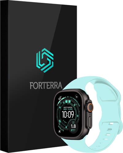 Smartwatchbandje Geschikt voor Apple Watch Ultra 1, 2, 3 (49 mm) - Verstelbaar Siliconen Bandje - Oud Roze