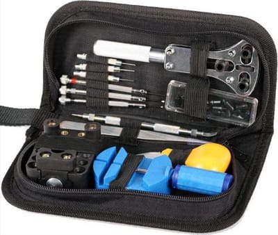 *** Ontdek de Ultieme 13-delig Professionele Horloge Reparatie - Horloge maken - Horlogemaker - 13-delig Zelf je horloge repareren - Watch repair kit - Set van Heble®***