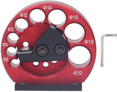 Dailygoods- Pluggensnijder 8 Gaten - Verstelbare Pluggensnijder 8-20 mm - Houtbewerking - Deuvelmaker - Eenvoudig te bedienen - Snelle aanpassingen