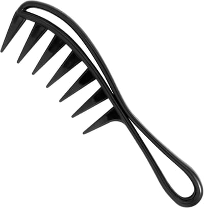 Haarkam Serie - Styling Kam Snijkam - Professioneel Knippen - Hittebestendig Duurzaam Plastic - 27.8 x 7.4 cm - Zwart