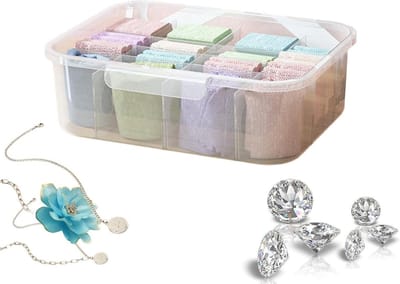 Uittrekbare Kastlade - Lade Organizer - Kast Opruimen - Stofdicht Ontwerp - 32 x 25 x 9.2 cm - Transparant