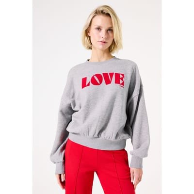 Garcia Ladies Sweat Grey Melee Taglia: S | Maglioni a maglia Outlet | Donna | Grigio