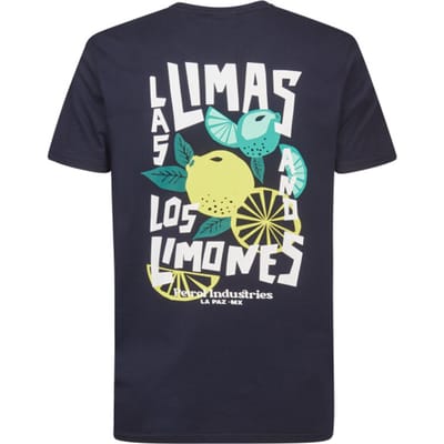 Petrol Industries - Heren T-shirt met rugprint CosmosAzul - Blauw - Maat S