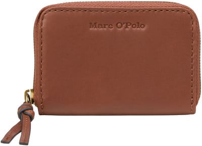 Marc O'Polo portemonnee Melissa Combi Wallet Dark Cognac bruine