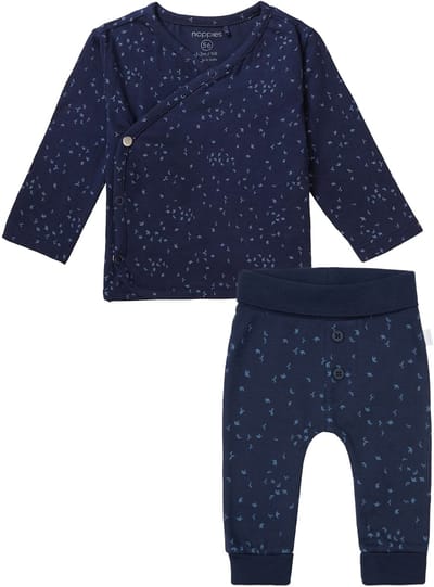 Noppies - Kledingset - 2 delig - Broek Nicea Donkerblauw - Shirt nantes Donkerblauw - Maat 44
