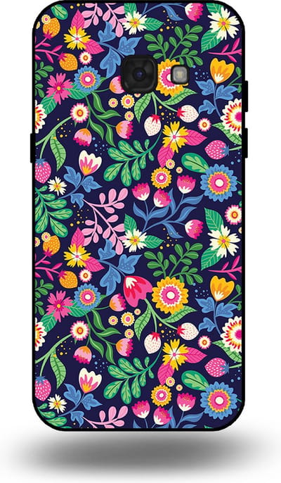 Smartphonica Telefoonhoesje geschikt voor Samsung Galaxy A5 2017 met bloemen opdruk - TPU backcover case flower design geschikt voor Samsung Galaxy A5 2017