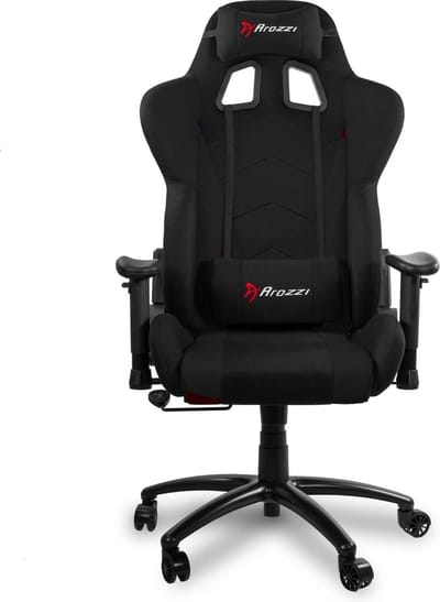 Arozzi Inizio - chair - metal nylon fabric - black Stoel - Metaal - Tot 105 kg