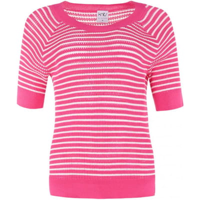 MAICAZZ Funne trui pink/offwhite su23.70.214