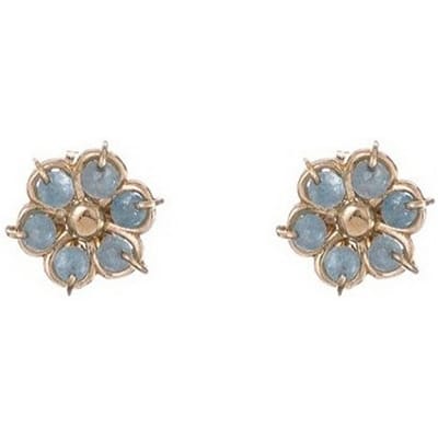 ALISIA AL4949.01.073 GOLD-PLATED OORKNOPJES MET JADEIET 1 PAAR
