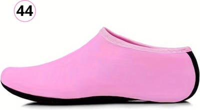 Livano Waterschoenen Voor Kinderen & Volwassenen - Aqua Shoes - Aquaschoenen - Afzwemschoenen - Zwemles Schoenen - Lichtroze - Maat 44