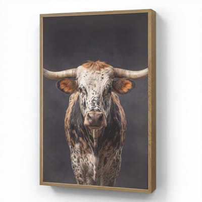 Wandlamp 70x100 cm - Oplaadbaar - Stier - Kleurrijk - Hoorns - Wandlampen binnen woonkamer - Slaapkamer lamp - Decoratieve nachtlamp - Vloerlamp draadloos
