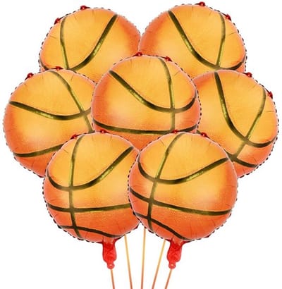Dailygoody - Ballonnen basketbal - Feestdecoratie - 12 stuks