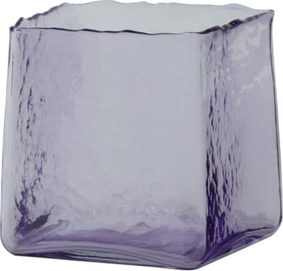 Light & Living Sfeerlicht Iduna - Glas - Paars - 12x13x12 cm (BxHxD)