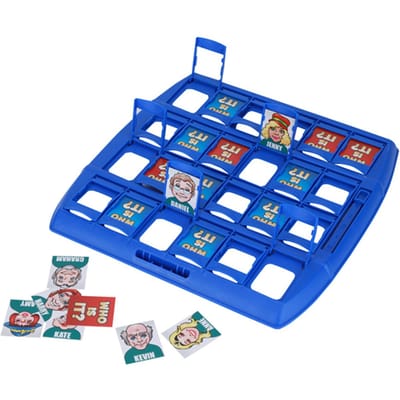 Wie is het Klassiek Bordspel Grappig Familie Ouders Kinderen Spellen Kinderen Speelgoed Cadeau blue