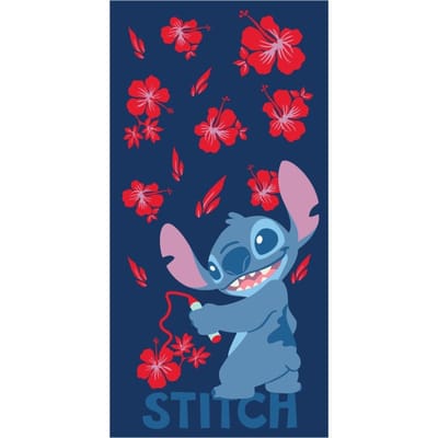 Stitch strandlaken Flowers 70 x 140 cm Katoen